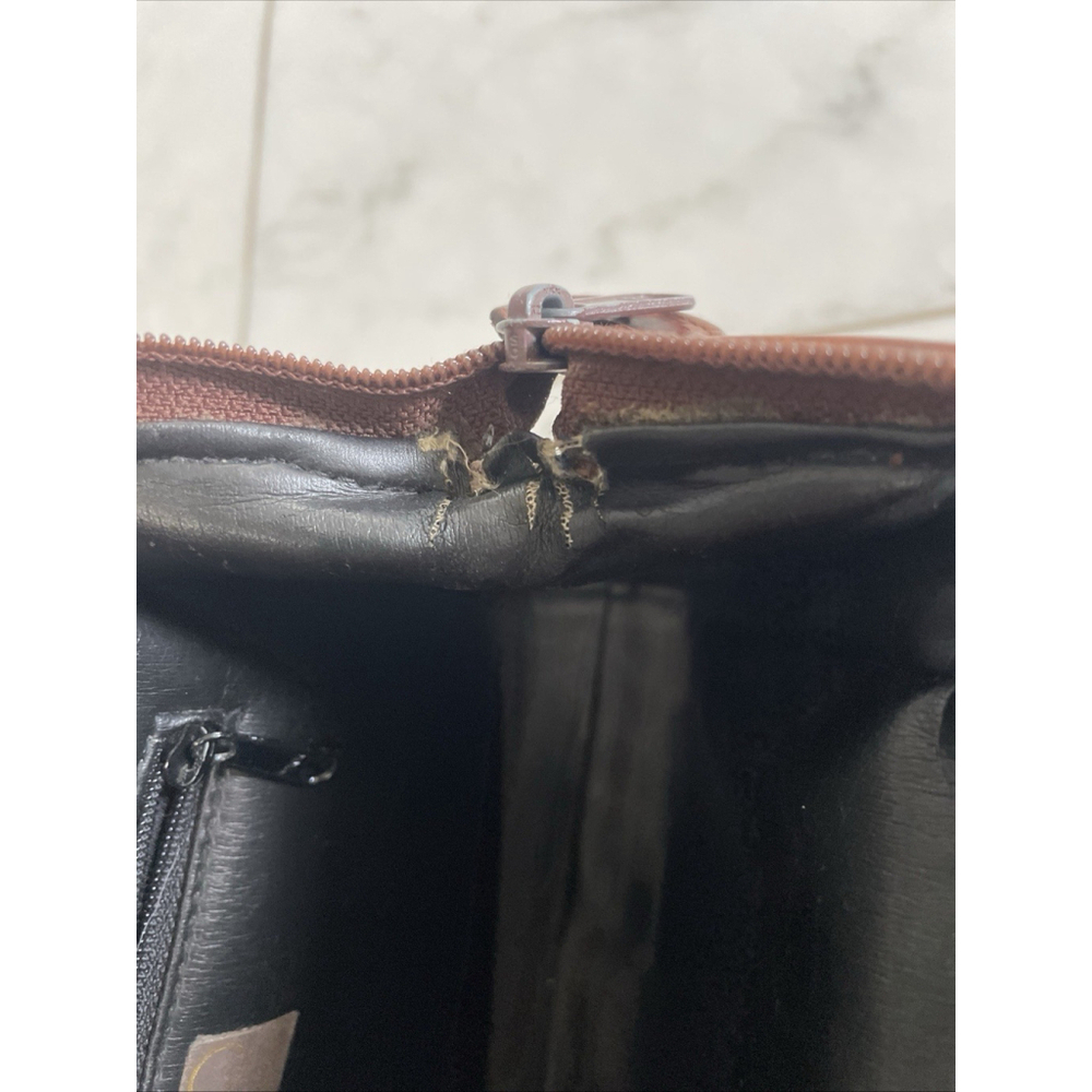 Tano, Brown Crocodile Leather Handbag - Picture 5 of 8